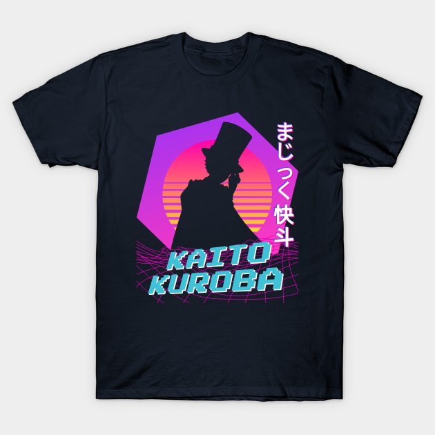 Kaito Kuroba - Vaporwave T-Shirt by The Artz